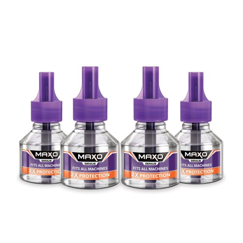 Maxo  Genius Liquid Vaporizer Mosquito Repellant Refill 45ml Pack of 4