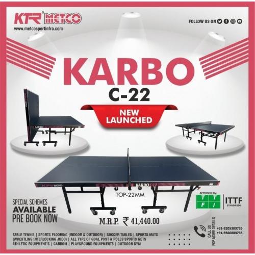 KTR Mecto TT Table Karbo C22 Top 22mm