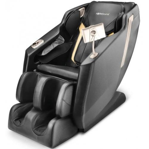Robocura Dream Plus Automatic Full Body Massage Chair With AI Voice, Bluetooth Music, Back Heating Noise Level >60dB Within 30 CM Power 100W Standby Size 1356x739x1030 MM Meas 1375x759x855 MM Flat Size 1637x739x812 MM Black