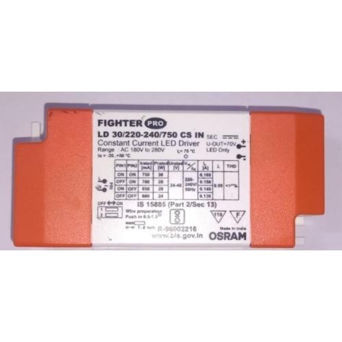 Osram  LED Driver Constant Current Max 24W 600mA LD30/220-240/750CS IN