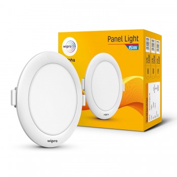 Wipro LED Round Light DJ41565 15W Cool White 100 MM 6500K