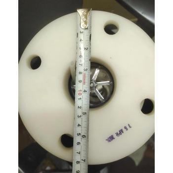 Aster Rotameter F 30000 Acrylic Type Dia 180 MM Height 496 MM Bore Size 65 MM LPH Inline Flange Rotameter 80 NB (3 Inch)
