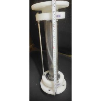 Aster Rotameter F 30000 Acrylic Type Dia 180 MM Height 496 MM Bore Size 65 MM LPH Inline Flange Rotameter 80 NB (3 Inch)