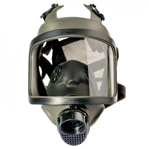 Venus Reusable Full Face Mask V-667 TPE/Silicon With Venus V-7700 Single Gas Filter or Breathing Tube For SA/PAPR