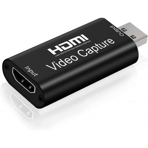 Chilison Audio Video Capture Cards 1080P 60fps HDMI to USB 2.0 Record to DSLR Camcorder Action Cam Computer Capture Device