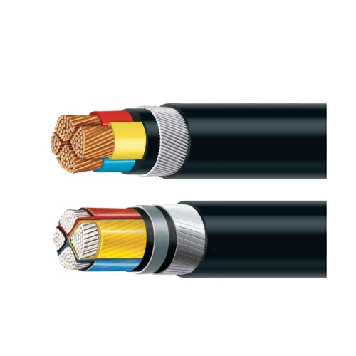 Polycab Copper Armoured Power Cable XPLE 2XWY/2XFY 25 Sqmm 4 Core 1 Mtr