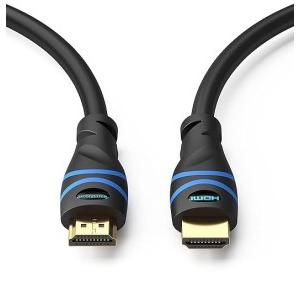 Bluerigger HDMI Cable ?Male to Male in-Wall High Speed 18Gbps CL3 Rated Ethernet and Audio Return Latest Standard 20 Feet 6 Mtr 4K 60Hz, Ultra HD, 3D, 1080p