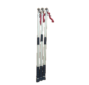 Gew Earth Discharge Rod 3 Phase Highly Insulated FRP Telescopic 11-33KV HV Tested 110KVA With Certification