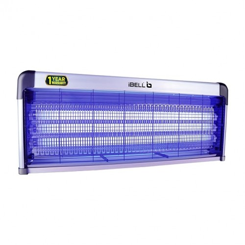 iBell Insect Killer Bug Zapper Machine P203IK 60W With Aluminium Body Fly Catcher UV Bulbs Silver