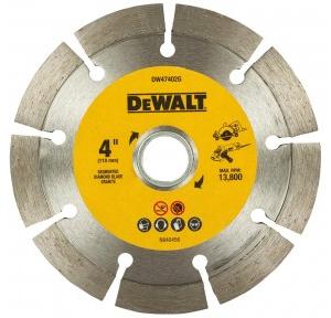 Dewalt Marble Cutting Blade DW47402G-IN Segmented Diamond 4 Inch/110 MM Number of Teeth 10