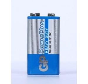 GP Battery 1604C 6F22 PowerPlus Heavy Duty 9V Pack of 10