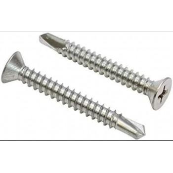 Self Drilling Screw Flat Head Rust Resistant 2 inch 6 x 50mm Pack of 250