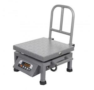 iScale Digital Weighing Scale i-21 Capacity 50kg X 5g Accuracy Portable/ Mobile with Front Back Double Red Display and Detachable Handle Heavy-Duty 300x300mm MS Pan 12 X 12
