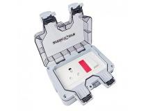 Amicicare Socket Switch Waterproof  With Power Indiactor 6/16Amp Outdoor Electric Switch Socket Box IP66