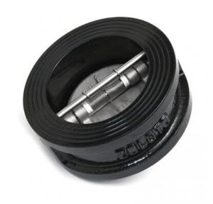 Zoloto Cast Iron Dual Plate Art No 1082 Wafer Type Check Valve PN 16 80mm with SS Disc 304 & Nitrile Rubber