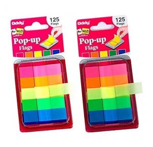Oddy 5 Colors Tape Flags 12.7x44.3 mm, 135 Sheets
