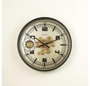 La Muse Wall Clock Timekeepers Legacy Vintage Moving Gear 24 Inch Dia Style1 B-GWC-03 Gear Clock Free Size