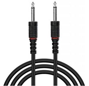 Secro Aux Cord Audio Instrument Cable 35Mm To 6.35Mm Jack Mono To Mono 6.35Mm Male Record Line 2 Meter Black