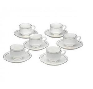 Marvel White Cup With Saucer Ceramic 250ml