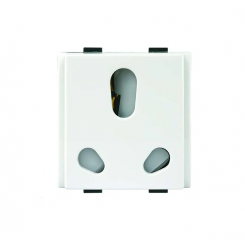 Anchor Twin Socket 289368 Roma Plus 2 Module 6A/16A 3 Pin