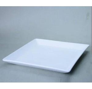 Platter Ceramic 23x23 CM White