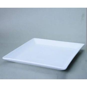 Platter Ceramic 23x23 CM White