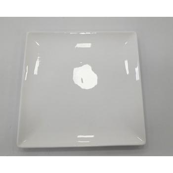 Platter Ceramic 23x23 CM White