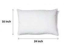Pillow Soft Microfiber Size 16 X 24 Inch 500 Gram White