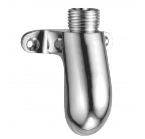Urinal Spreader Female Thread Brass Chrome Plated Finish Heavy Duty Silver