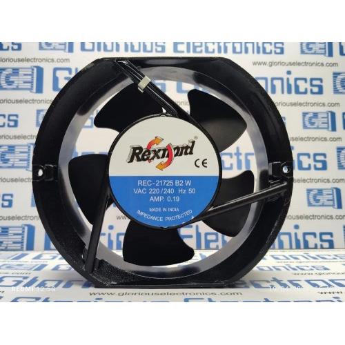 Rexnord Exhaust Fan REC21725B2W  6 Inch  AC Size 170x150x50 MM 240V 300 rpm Black