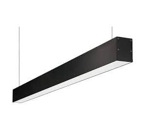 Wipro Linear Suspended Hanging Light LM22-251-XXX-57-BX 4 Feet 20W Black Body 6500K Cool White