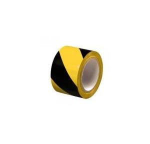 Zebra Floor Marking Tape Yellow & Black 3 Inch/72 MM 33 Mtr