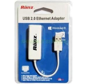 Ranz Ethernet Adapter USB 2.0 To LAN USB RJ45