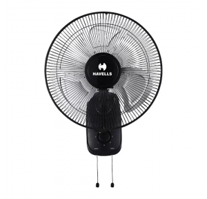 Havells Wall Fan FHWGNSTBLK16 Girik Neo 400 MM Black Body  1350 RPM Size 48.8x46.2x24 cm