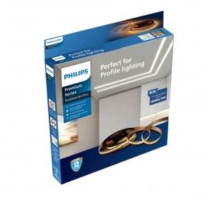 Philips Led Strip Light Proglow Nxt Plus Polycarbonate 240 Leds/Mtr 11 Watts/Mtr Profile Light For Ceiling 12 Volts (DC) 6500K Cool White 5 Mtr