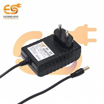 Electronic Spices Adapter With 5.5x2.5 MM Male Plug Pin Connector 12V 1Amp DC Power Supply