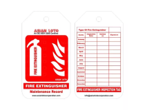 Asian Loto Fire Extinguisher Red Tag ALC-FET For Safety