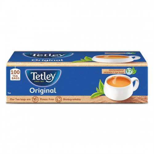 Tetley Tea Bags Original Rich Taste of Assam Tea, 1.7g Each Pack of 100