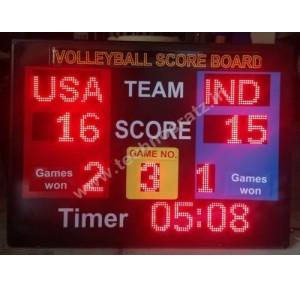 Scoreboard LED Running Sports, High-Brightness Digital Score Display for Cricket, Football, Hockey, Volleyball, Basketball, Badminton, Tennis with Real-Time Updates,3x4 Feet Day And Night Visible