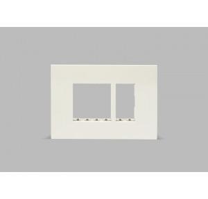 ABB Plate IIPP343 BL With Frame White IVIE 3M 1SYK100001A1073