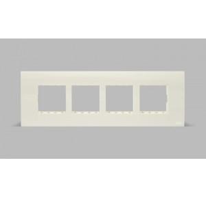 ABB Plate IIP0893 BL With Frame White IVIE 8M 1SYK100001A1077