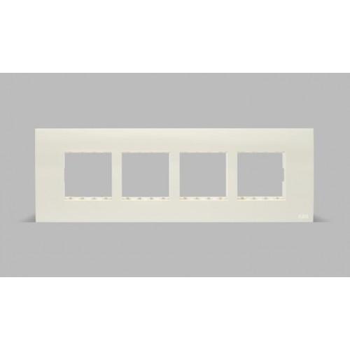 ABB Plate IIP0893 BL With Frame White IVIE 8M 1SYK100001A1077