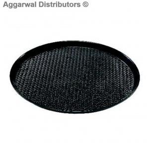 Kenford Serving Tray CFT14 Cafeteria Round ABS Black Plastic 14 Inch