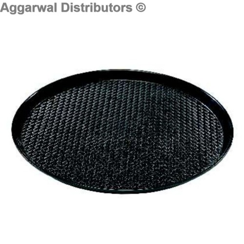 Kenford Serving Tray CFT14 Cafeteria Round ABS Black Plastic 14 Inch