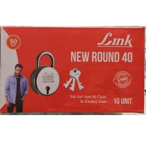 Link Padlock 40 MM Double Locking With 3 Keys