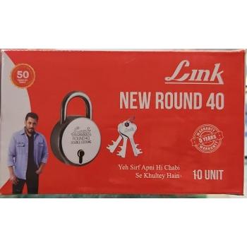 Link Padlock 40 MM Double Locking With 3 Keys