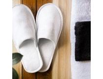 Terry Closed Slipper Disposable 5 MM White