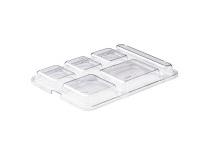 Cambro Nilkamal 6 Compartment Tray Lid 10146DCWC135 Polycarbonate W26xD36.2xH3.7 CM