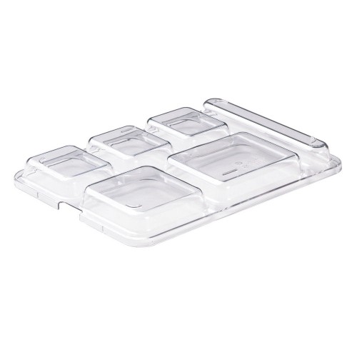 Cambro Nilkamal 6 Compartment Tray Lid 10146DCWC135 Polycarbonate W26xD36.2xH3.7 CM