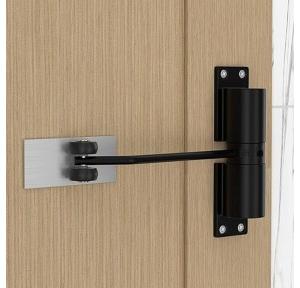 Krylops Automatic Spring Door Closer Zinc Alloy Size L12.8xW3.3xH3.5 CM
